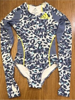 NWOT Adidas Adizero Primeblue Adizero Running Bodysuit Women’s XS Long Sleeve